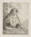 La Vierge Marie avec les outils de la passion, Rembrandt van Rijn par Ed z'n Schets Aperçu