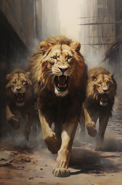 Urbane Majestät: Der Aufstieg des Urbane Lion von Emil Husstege