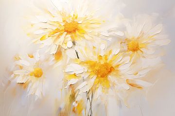 Sunny Dance of Daisies by Emil Husstege