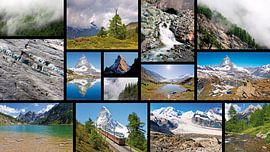 Collage Alps by Anton de Zeeuw