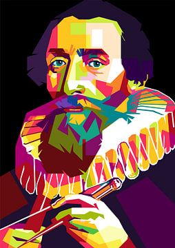 Johannes Kepler Pop-Art von amex Dares