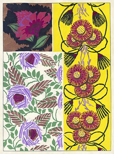 Émile-Allain Séguy - Ideeën voor stoffen en tapijten