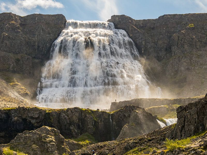 Dynjandi waterfall by Menno Schaefer