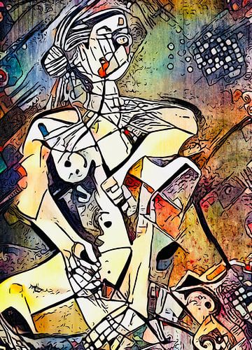 A woman with two faces