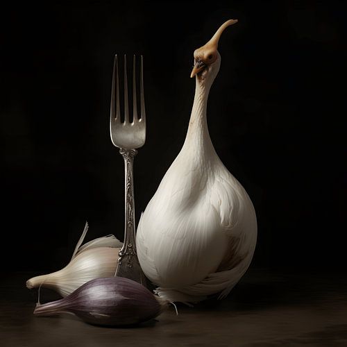 Garlic peacock