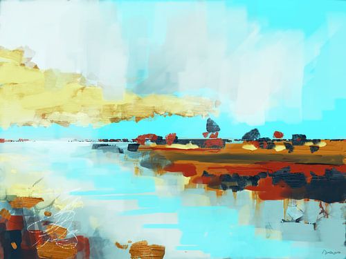 Landschap, a touch of frost.