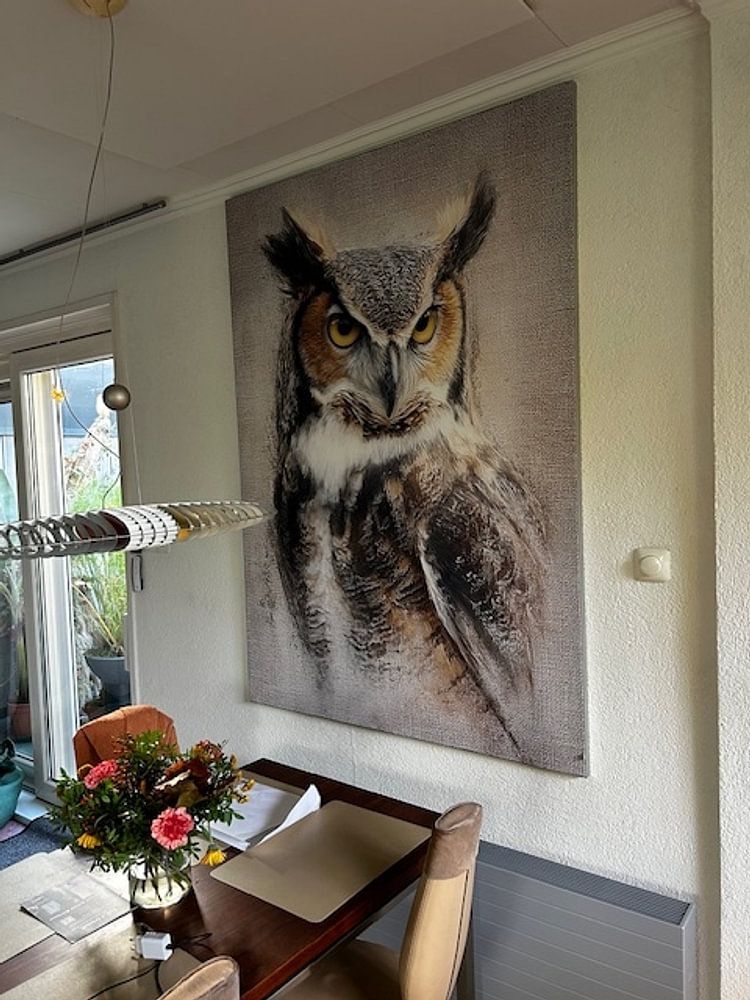 Hibou par Peinture Abstraite