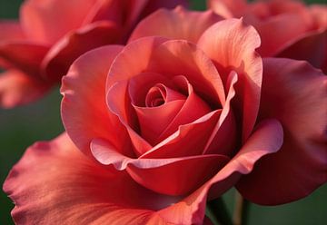 Nahaufnahme einer Korallenrose von Markus Gann