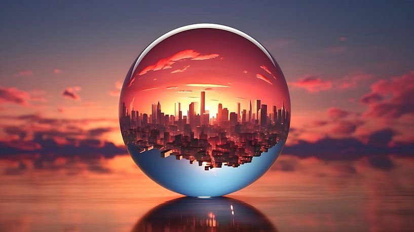 Photographie d'un globe de verre par PixelPrestige