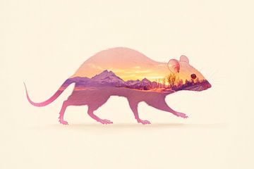 Dierlijke landschapsgezichten