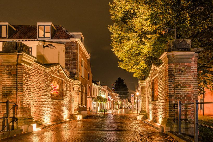 Benschopperpoort IJsselstein la nuit par Tony Buijse