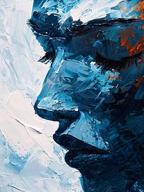 Portrait of my Aquawoman | Acryl von ColorWorldwide