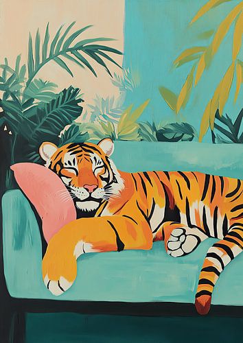 Tijger "jungle vibes"