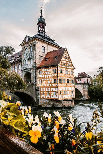 Bruggen stuurhuis in Bamberg Duitsland Beieren