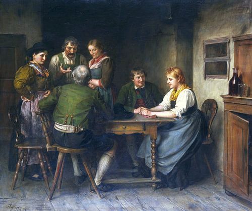 Les nouvelles, FRANZ VON DEFREGGER, 1900