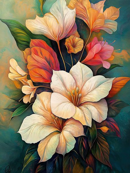 Flowers abstract by Bert Nijholt