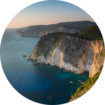 De kustlijn van het eiland Zakynthos van Jorian De Haan