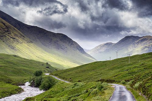 Glen Etive Schotland van Keesnan Dogger Fotografie
