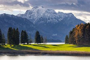 Tegelberg avec le château de Neuschwanstein