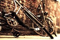 Sepia fietsen in binnenstad van Heleen van de Ven thumbnail