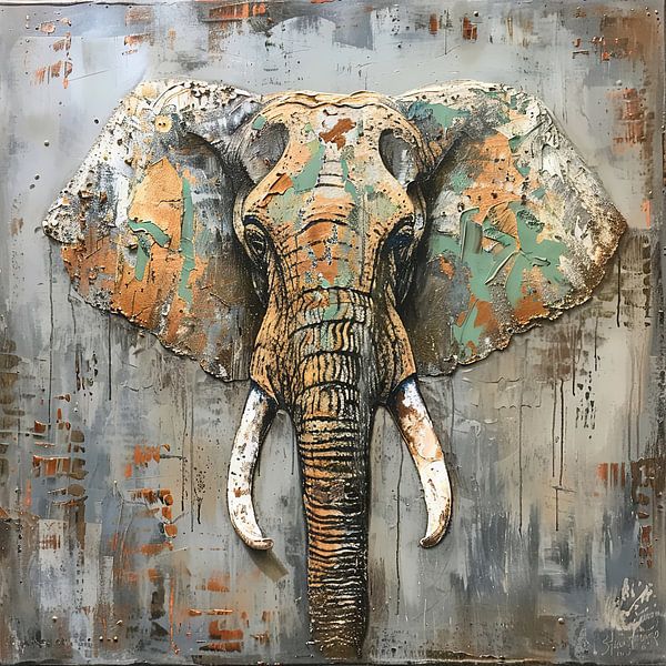 Elefant von Poster Art Shop
