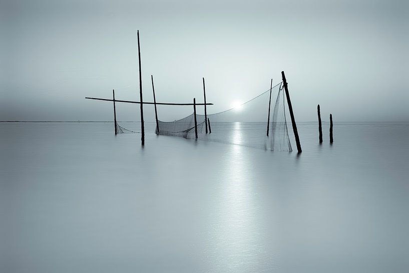 Visnetten op de Noordzee van Ingrid Van Damme fotografie