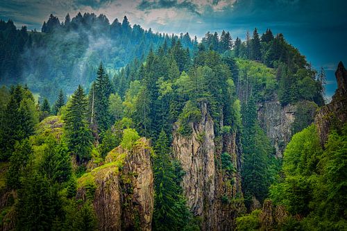 Schweiz Alpen in den Wolken