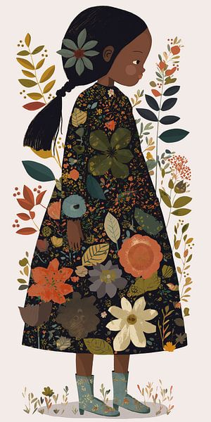 Little Flower Girl von Treechild