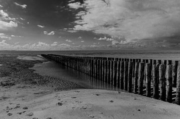 Vue sur la mer sur Anne van der Heijden