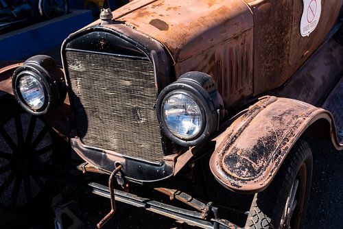 Vintage Ford Model T op Route 66 USA