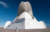 Auditorio de Tenerife contre le ciel bleu clair . par Adri Vollenhouw Aperçu