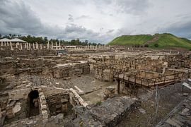 Romeinse ruines in Bet She An in Israel