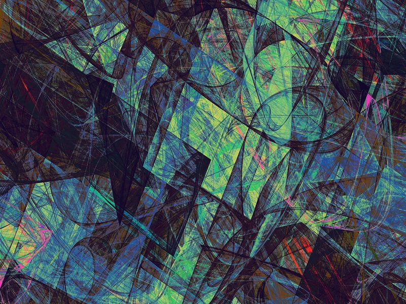 Abstract composition 484 by Angel Estevez