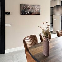 Kundenfoto: Japandi Blumenstillleben | Flüsternde Blütenblüten Harmonie von Kunst Laune, als ArtFrame