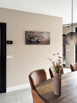 Kundenfoto: Japandi Blumenstillleben | Flüsternde Blütenblüten Harmonie von Kunst Laune