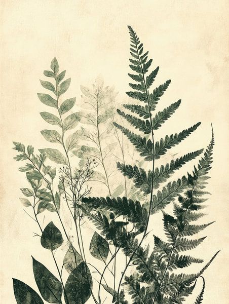 fougère Herbier par Franka Poulain