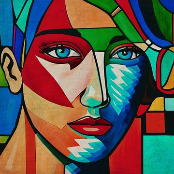 Portraits painted in expressionist style no.22 by Jan Keteleer