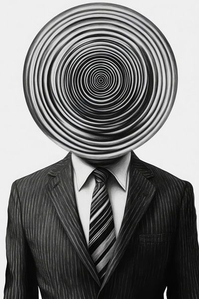 Cercle de pensées en combinaison par Poster Art Shop