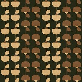 70er Jahre Vibes Vintage-Muster von Dina Dankers