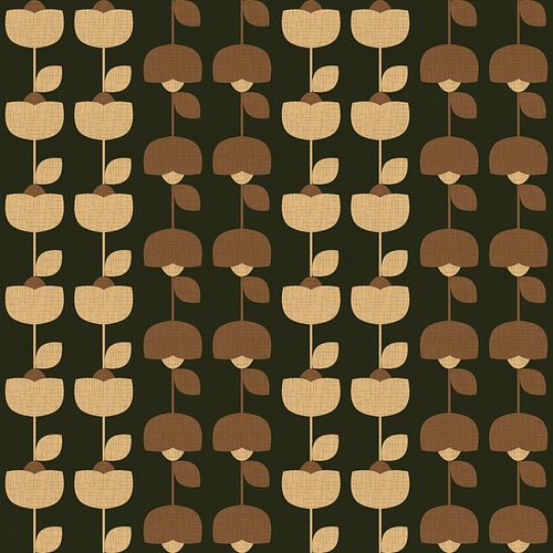 70s vibes vintage patroon