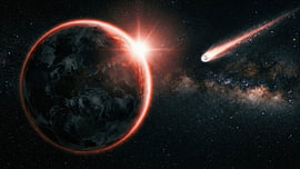 Événement cosmique spectaculaire impliquant une planète et une comète sur Markus Gann
