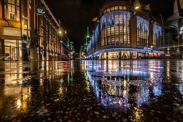 The Hague by night