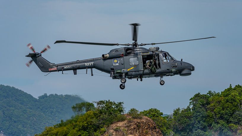 Malaysian Westland WG-13 Super Lynx Mk. 100. by Jaap van den Berg