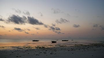 zonsopkomst op Zanzibar. van Willeke van Vulpen