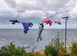 Wasgoed op Urk by Juul Baars