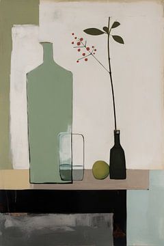 Fles en glas van treechild .