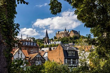 Das Schloss der Landgrafen von Hessen in Marburg an der Lahn von Roland Brack
