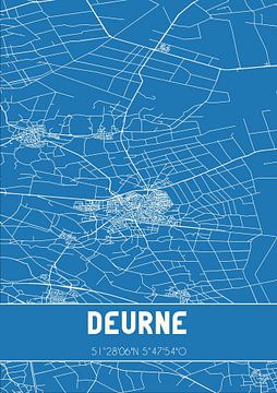 Plan d'ensemble | Carte | Deurne (Brabant-Septentrional) sur Rezona