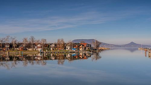 Rustieke ochtend aan het Balatonmeer in Fonyod