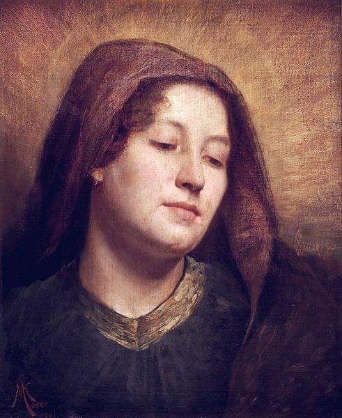 Madonna, Koloman Moser, 1891 von Atelier Liesjes